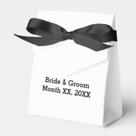 Personalisierte Braut & Groom Hochzeit Zelt Gefall Geschenkschachtel