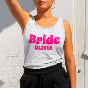 Personalisierte Braut-Junggesellinnenabschied Tank Top