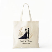 Personalisierte Braut-und Bräutigam-Silhouette Lei