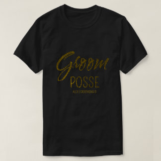 Personalisierte Bräutigam Posen Imitate Bachellore T-Shirt