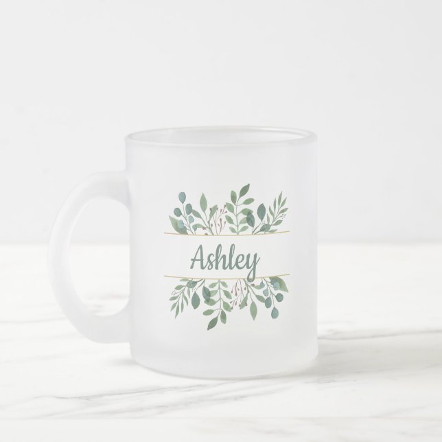 Personalisierte Brautjungfer Geschenke | Geschenke Mattglastasse (Links)