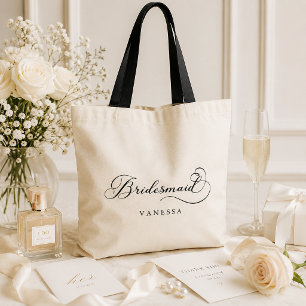 Personalisierte Brautjungfern-Hochzeitstasche Tragetasche