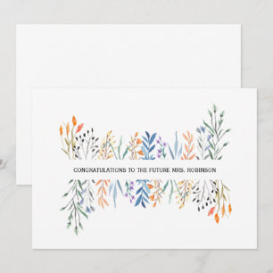 Personalisierte Brautparty-Karte Einladung