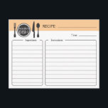 Personalisierte Brautparty-Rezept-Karte Postkarte<br><div class="desc">Beginnen Sie die Braut weg vom Recht mit einer Sammlung Rezepten von allen ihren Duschengästen. Schließen Sie diese Rezeptkarte in der Brautpartyeinladung mit ein.</div>