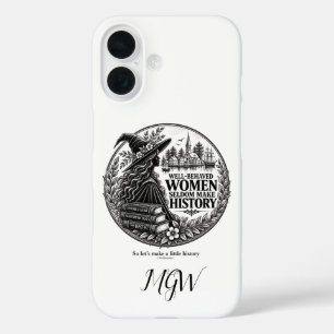 Personalisierte Brave Frauen machen Geschichte iPhone 16 Hülle