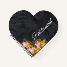 Personalisierte Bridesmaid-Geschenkidee Notizbuch