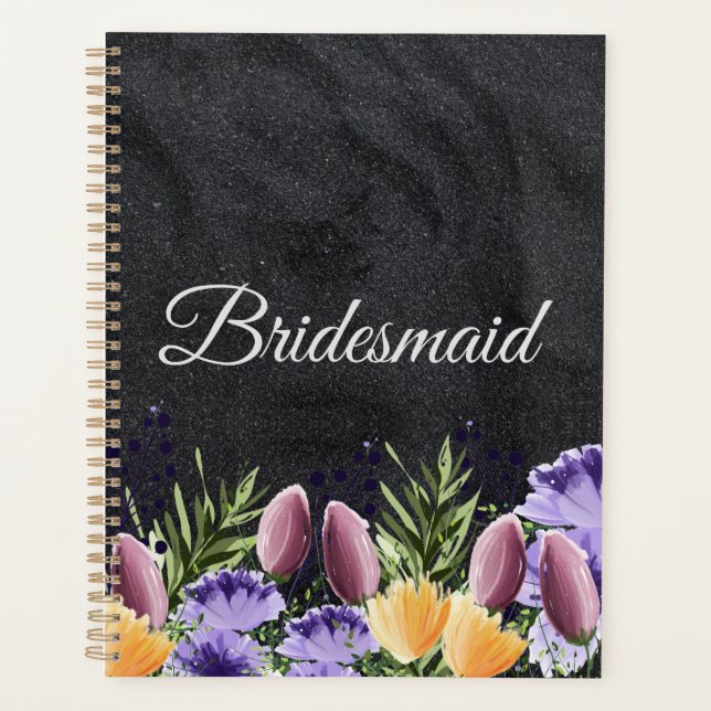 Personalisierte Bridesmaid-Geschenkidee Planer (Vorderseite)