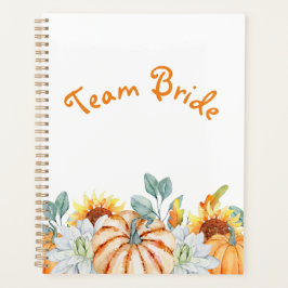 Personalisierte Bridesmaid Hochzeit im Herbst Them Planer