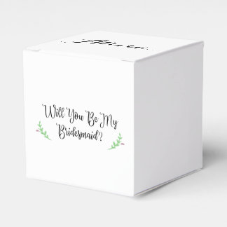 Personalisierte Bridesmaid-Vorschlagskette Geschenkschachtel
