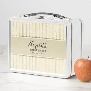 Personalisierte Bridesmaid-Vorschlagskiste - Hochz Metall Brotdose
