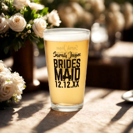 Personalisierte Bridesmaid Wedglass Tumbler