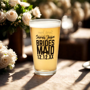 Personalisierte Bridesmaid Wedglass Tumbler