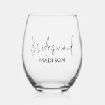 Personalisierte Bridesmaid Weinglas Vorschlag Gesc Weinglas Ohne Stiel<br><div class="desc">Entdecken Sie mit unserem Personalisierten Bridesmaid Wine Glass Vorschlag Geschenk den perfekten Weg, um Ihren Jungfernhäusern "Danke" zu sagen. Jedes Weinglas ist sorgfältig gefertigt, um die einzigartige Bindung zu feiern, die Sie mit Ihrem Brautparty teilen. Ob für ein Brautparty, Junggeselinnen-Abschied oder den Hochzeitstag selbst, diese Weingläser verleihen der Feier eine...</div>