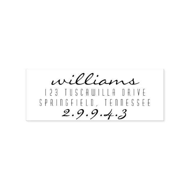 Personalisierte Briefmarke aus Holz Gummistempel (Prägung)