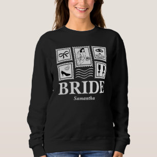 Personalisierte Briefmarke Collage Sweatshirt