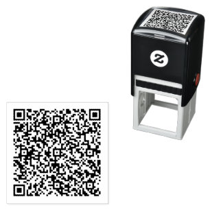 Personalisierte Briefmarke für die QR-Codeprüfung Permastempel