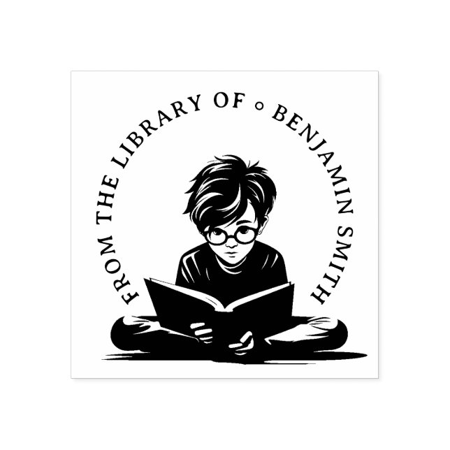 Personalisierte Briefmarke für Kinder Gummistempel (Prägung)