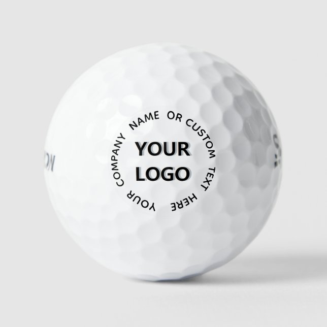Personalisierte Briefmarke für Text und Logos Golfball (Vorderseite)