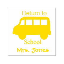 Personalisierte Briefmarke Lehrer kehrt zur Schule