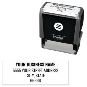 Personalisierte Briefmarke Rücksendeadresse Ihres Permastempel