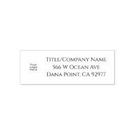 Personalisierte Briefmarke zur Selbstfärbung von L Permastempel