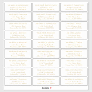 Personalisierte Briefmarken für Hochzeitstifte Aufkleber