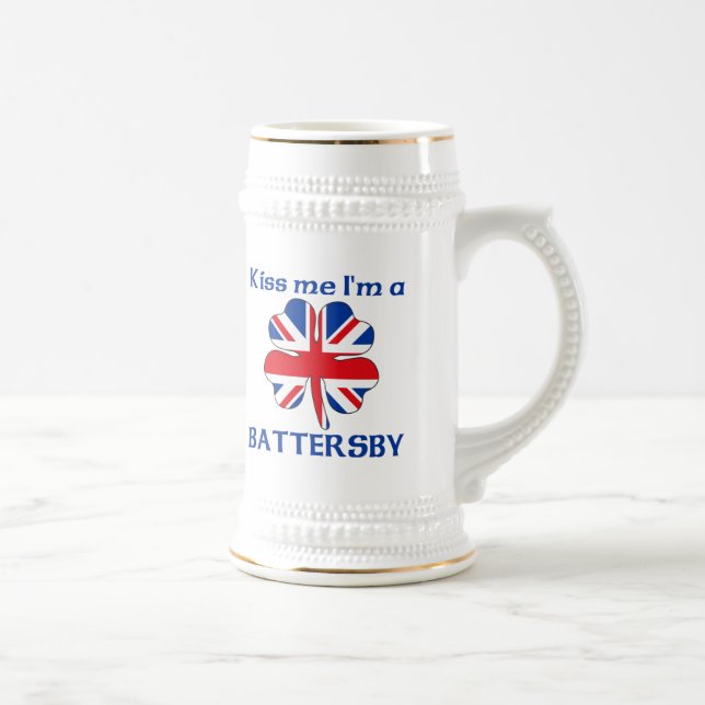 Personalisierte Briten küssen mich, den ich Bierglas (Rechts)