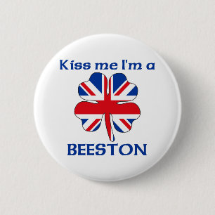 Personalisierte Briten küssen mich, den ich Button