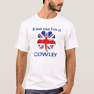 Personalisierte Briten küssen mich, den ich Cowley T-Shirt