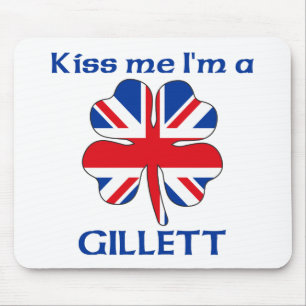 Personalisierte Briten küssen mich, den ich Mousepad