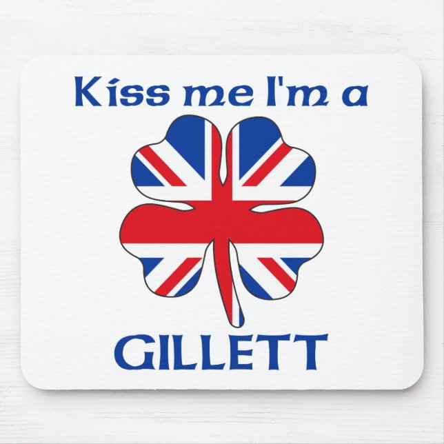 Personalisierte Briten küssen mich, den ich Mousepad (Vorne)