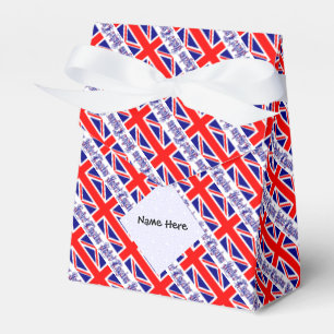 Personalisierte britische Flagge des Vereinigten K Geschenkschachtel