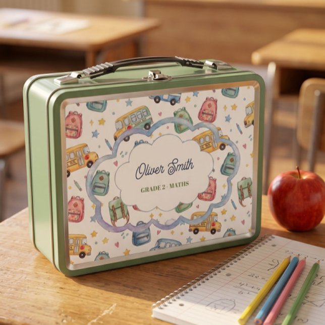 Personalisierte Brotdose für Kinder, Name & Klasse (Von Creator hochgeladen)