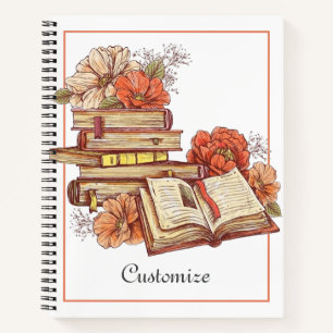 Personalisierte Bücher und Blume