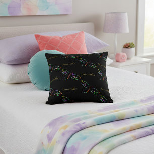 Personalisierte Bunte Libellen Kissenhülle Kissen