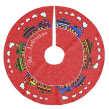 Personalisierte bunte Spielzeug-Züge