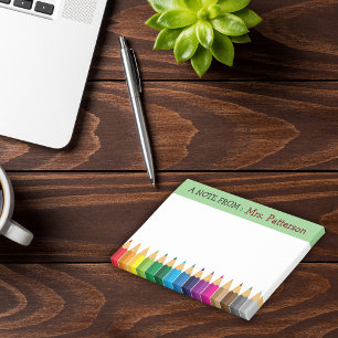 Personalisierte Buntstifte-Post-it-Notizen für Leh Post-it Klebezettel