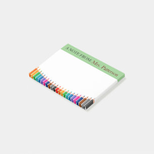 Personalisierte Buntstifte-Post-it-Notizen für Leh Post-it Klebezettel