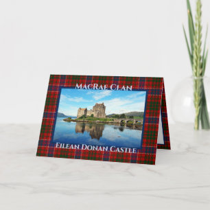 Personalisierte Burg Eilean Donan - Clan MacRae Karte