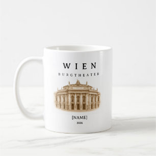 Personalisierte Burgtheater Tasse   Name & Jahr