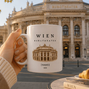 Personalisierte Burgtheater Tasse   Name & Jahr