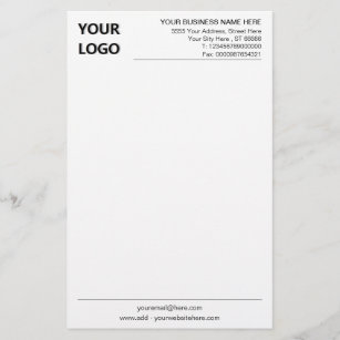 Personalisierte Business Stationierung Ihr eigenes Briefpapier