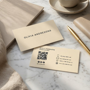 Personalisierte Buttercreme Benutzerdefiniert Visitenkarte