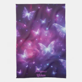 Personalisierte Butterfly Fantasy Art Geschirrtuch