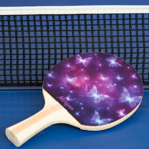 Personalisierte Butterfly Fantasy Art Tischtennis Schläger