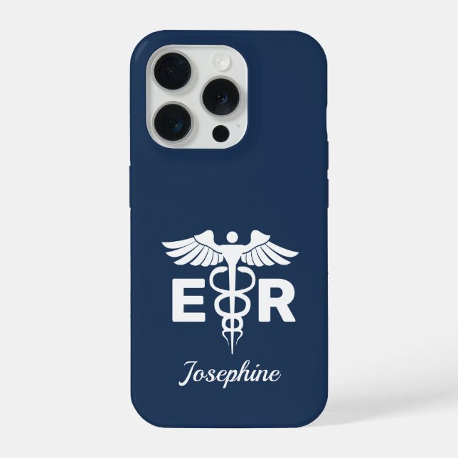 Personalisierte Caduceus-Handyhülle als Geschenk f iPhone Hülle (Rückseite)