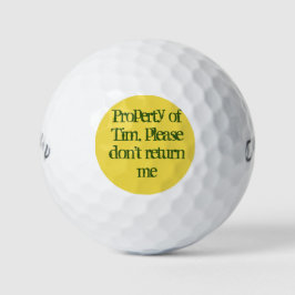 Personalisierte Callaway Warbird Golf Balls Golfball