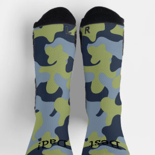 Personalisierte Camouflage Crew Socken