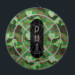 Personalisierte Camouflage Dartscheibe<br><div class="desc">Hier ist ein lustiger Weg,  Ihren persönlichen Stil auszudrücken. Design hat einen modernen Tarnung-Look. Sie können die Platine mit dem gewünschten Monogramm,  Buchstaben oder Zahlen anpassen. Verwenden Sie die Vorlage,  um Ihr eigenes personalisiertes Dartboard zu erstellen.</div>
