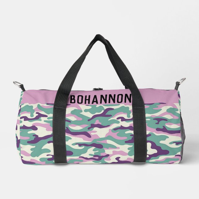 Personalisierte Camouflage Duffle Bag (Vorderseite)